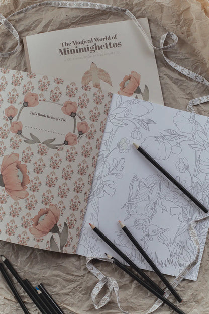 Mrs. Mighetto Coloring Book - The Magical World of Minimighettos