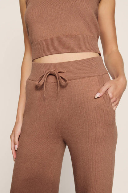 Eberjey Recycled Sweater Pant - Hazelnut
