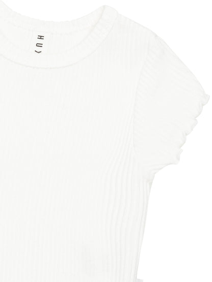 Huxbaby Almond Milk Rib Tee - Almond Milk
