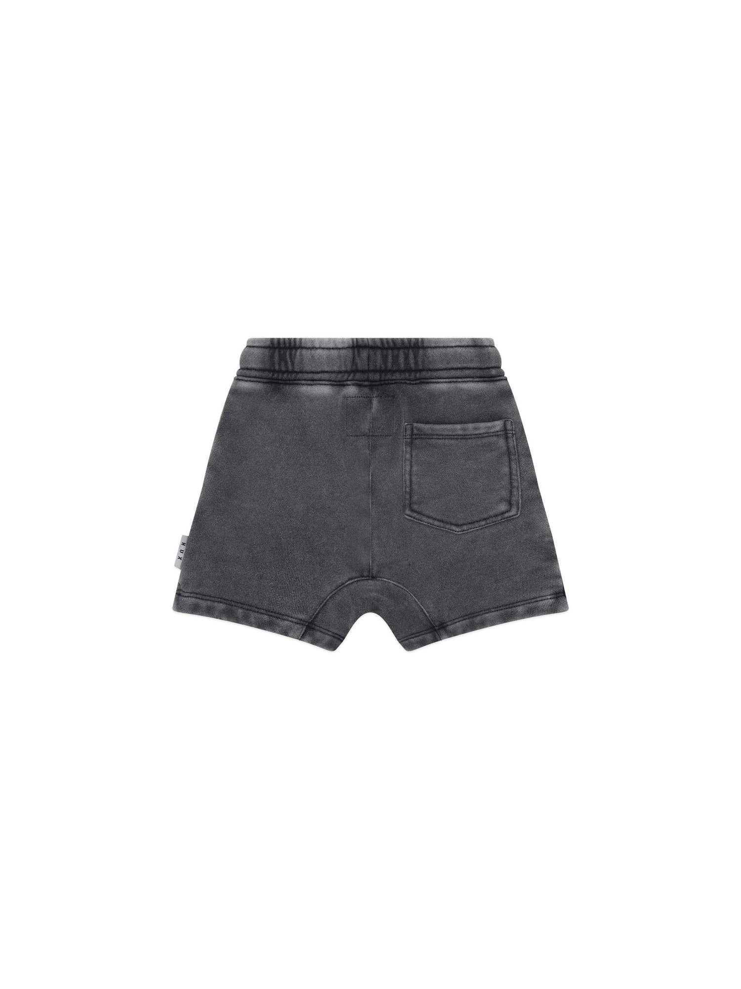Huxbaby Washed Black Slouch Short - Washed Black