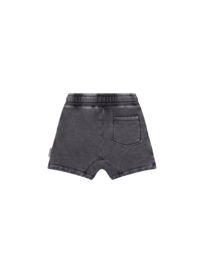 Huxbaby Washed Black Slouch Short - Washed Black