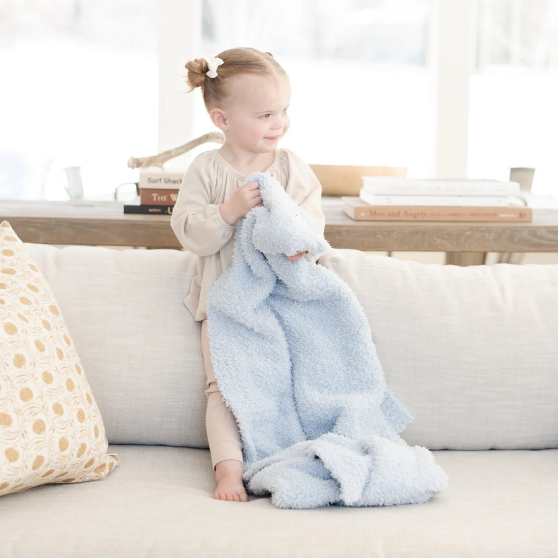Saranoni Bamboni Receiving Blankets - Light Blue