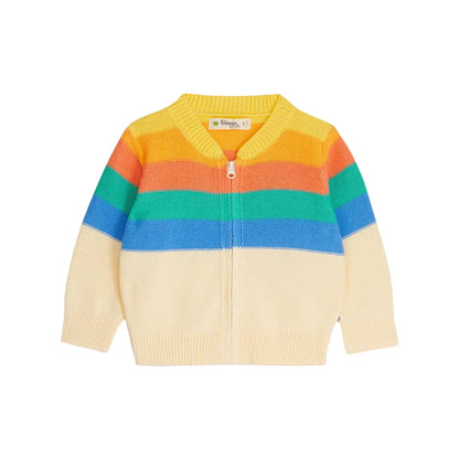 Bonnie Mob Barnacle Stripe Cardigan - Rainbow