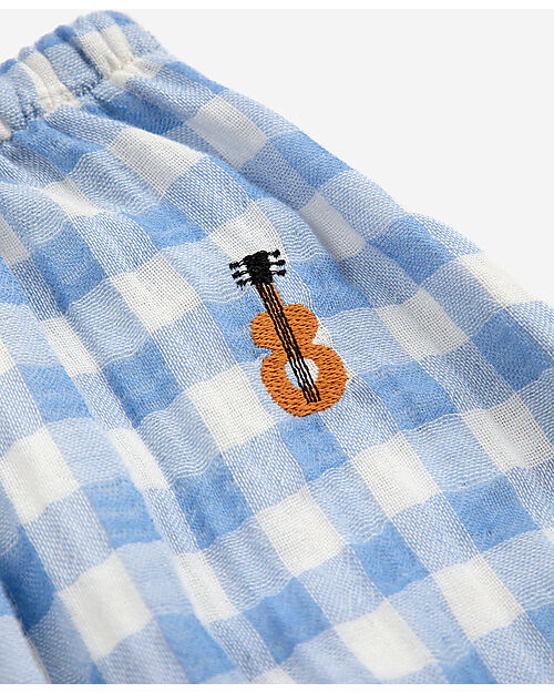 Bobo Choses Baby Acoustic Guitar Body And Vichy Accessories Set - Light Blue