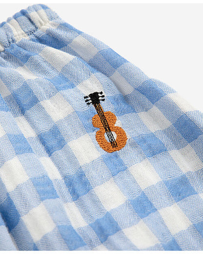 Bobo Choses Baby Acoustic Guitar Body And Vichy Accessories Set - Light Blue