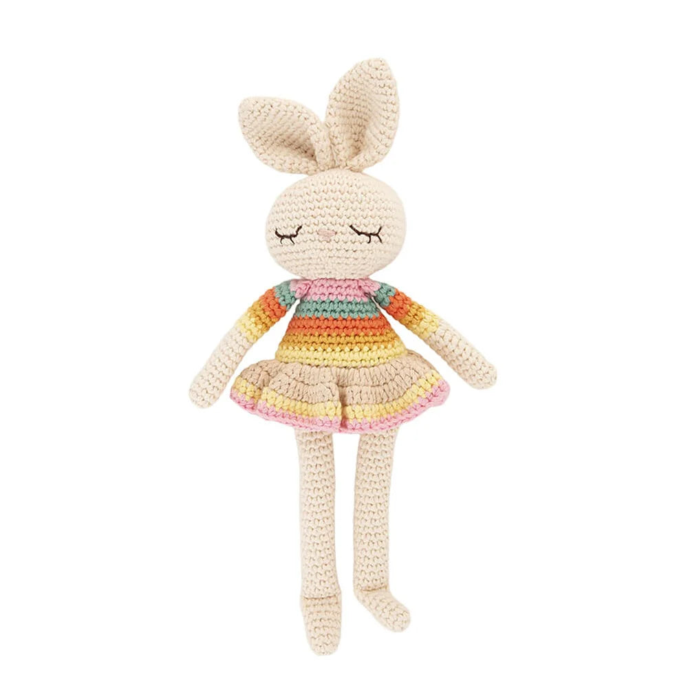 Bonnie Mob Bonnie Ballerina Bunny - Pink  Rainbow