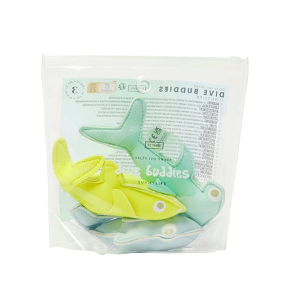 Sunny Life Dive Buddies Salty The Shark - Multi Set of 3