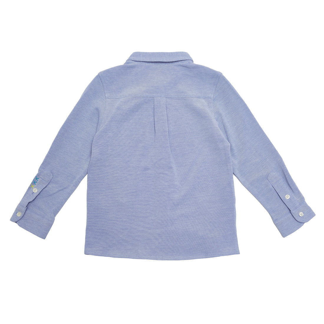 Scotch & Soda Boys Pique Shirt - Blue Bell