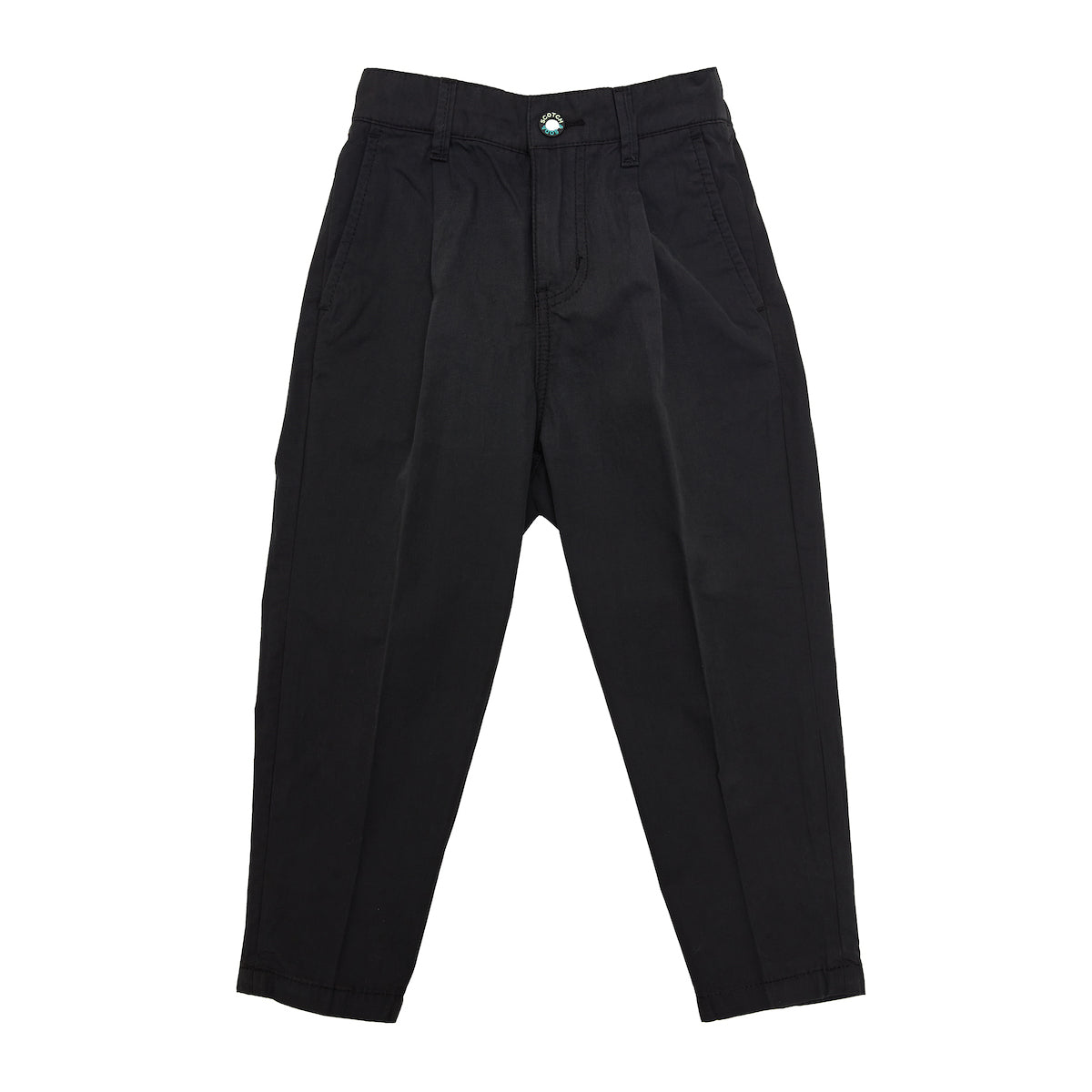 Scotch &amp; Soda Boys Loose Tapered Fit Cotton Chino - Antra