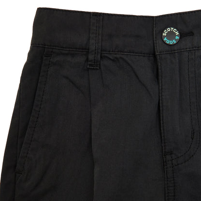 Scotch &amp; Soda Boys Loose Tapered Fit Cotton Chino - Antra