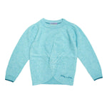 Scotch & Soda Girls Relaxed Fit Knotted Pullover - Blue Mel