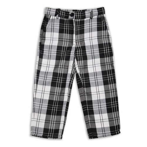 Little Creative Factory Punk Trousers - White & Black