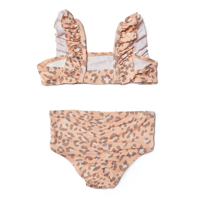 Tocoto Vintage Animal Print Bikini Set - Pink
