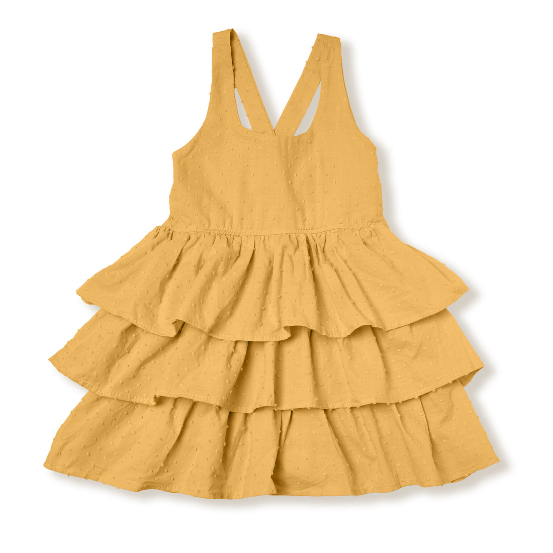 Pepita & Me Plumeti Dress - Amarillo