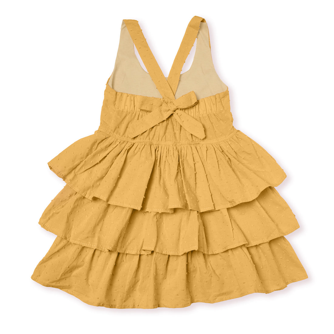 Pepita & Me Plumeti Dress - Amarillo