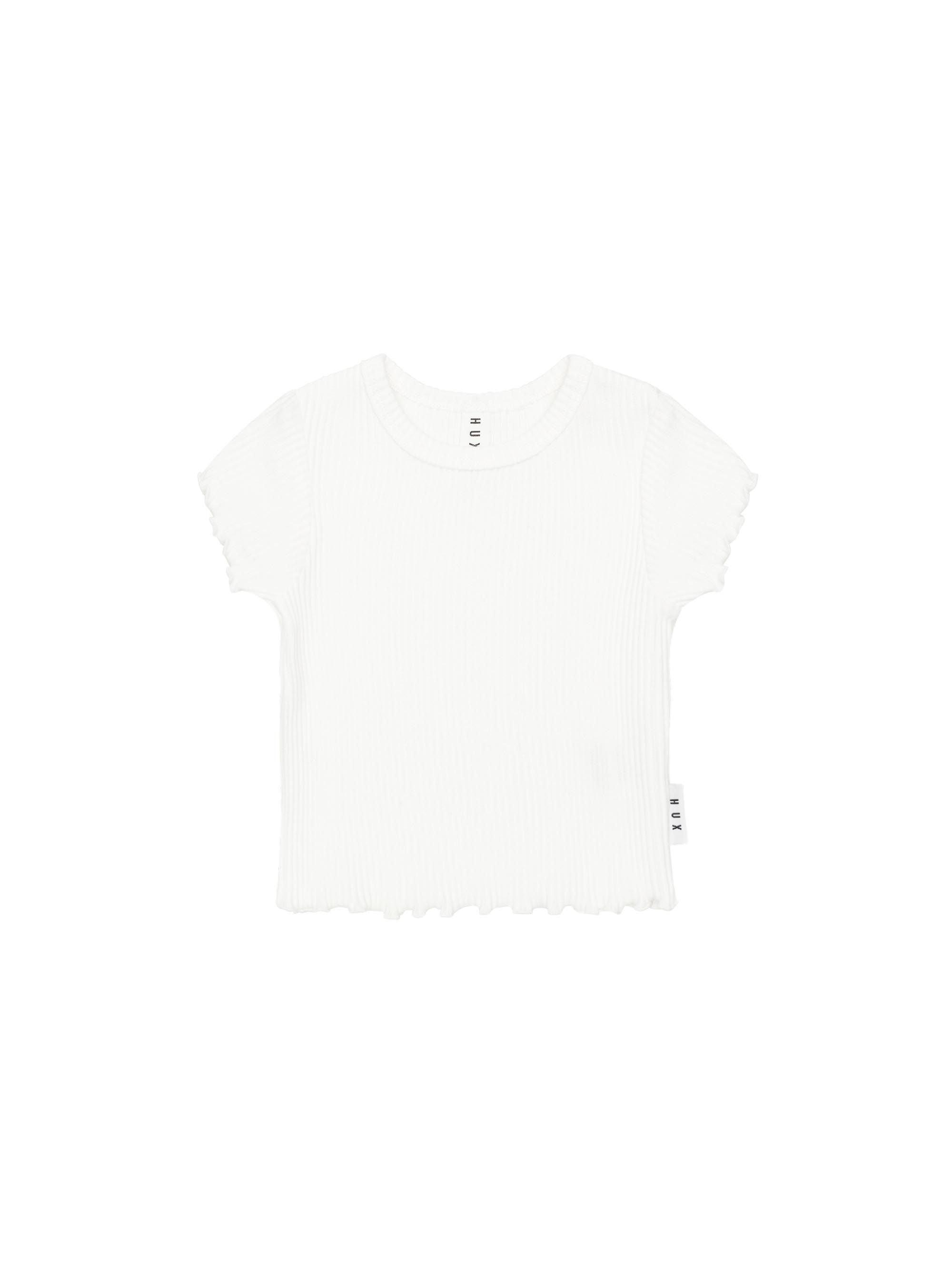 Huxbaby Almond Milk Rib Tee - Almond Milk