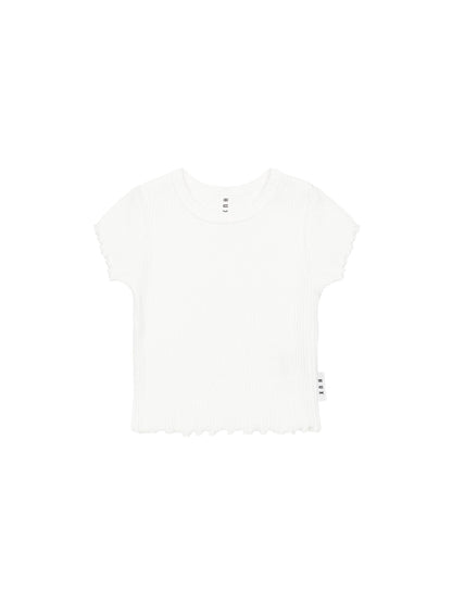 Huxbaby Almond Milk Rib Tee - Almond Milk