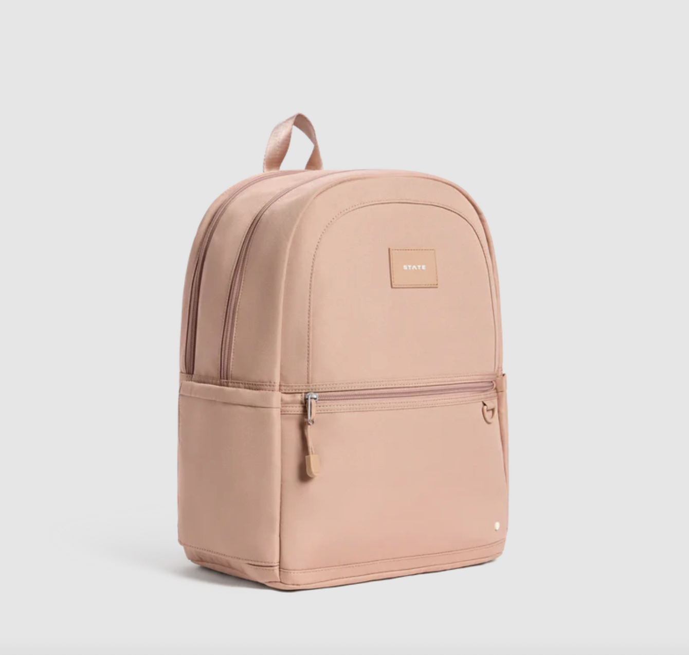 State Bags Kane Double Pocket Backpack - Mocha