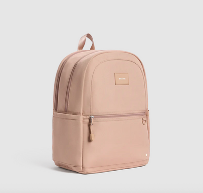 State Bags Kane Double Pocket Backpack - Mocha