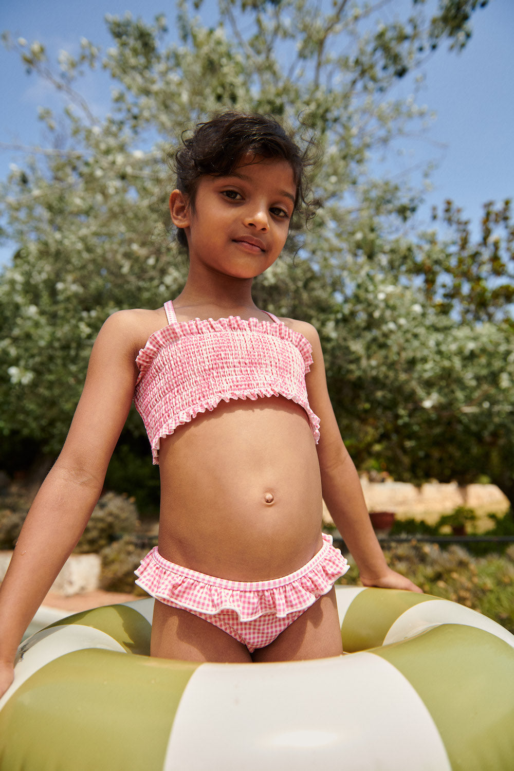 Louise Misha Akane Bikini Set - Pink Fragola Vichy