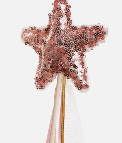 Alimrose Sequin Star Wand Set - Rose Gold