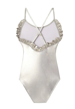 Lison Sorbet Swimsuit - Silver Iridescent