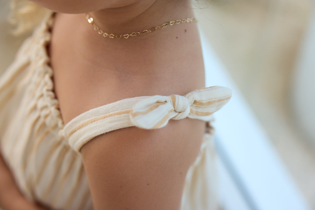 Rylee + Cru Remi Top - Marigold Stripe