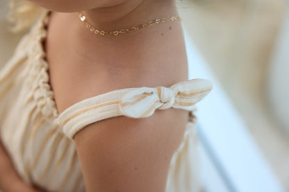 Rylee + Cru Remi Top - Marigold Stripe