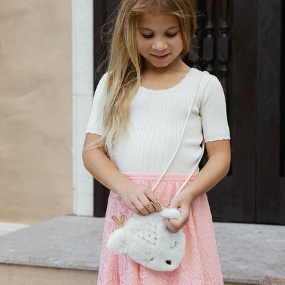 Rylee + Cru Deer Purse - Oat