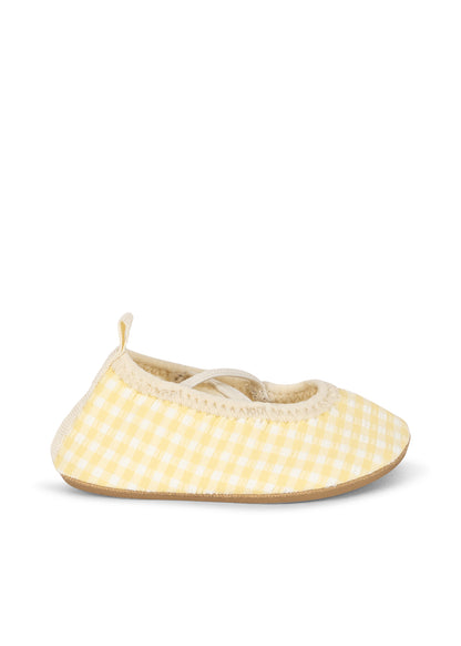 Konges Sløjd Etta Swim Shoes - Banana Almond Check