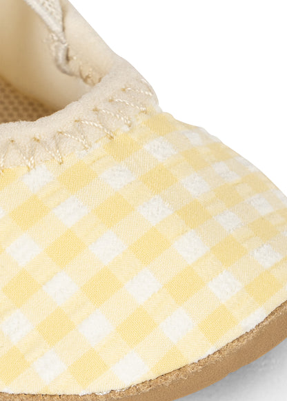 Konges Sløjd Etta Swim Shoes - Banana Almond Check