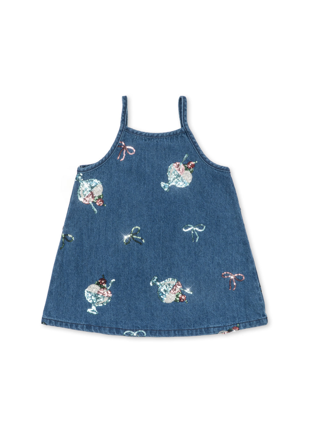 Konges Sløjd Magot Sequin Strap Dress GOTS - Gelato