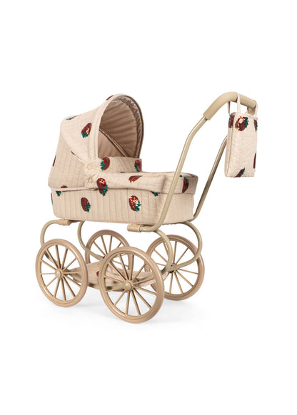 Konges Sløjd Minnie Tulle Doll Pram - Strawberry