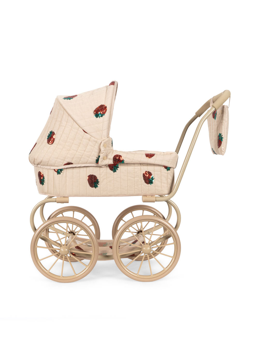 Konges Sløjd Minnie Tulle Doll Pram - Strawberry