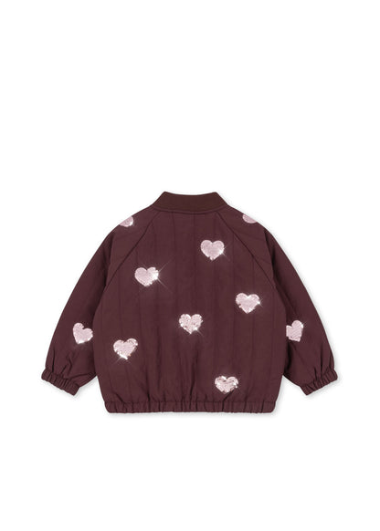 Konges Sløjd Juno Sequin Bomber Jacket - Decadent Chocolate