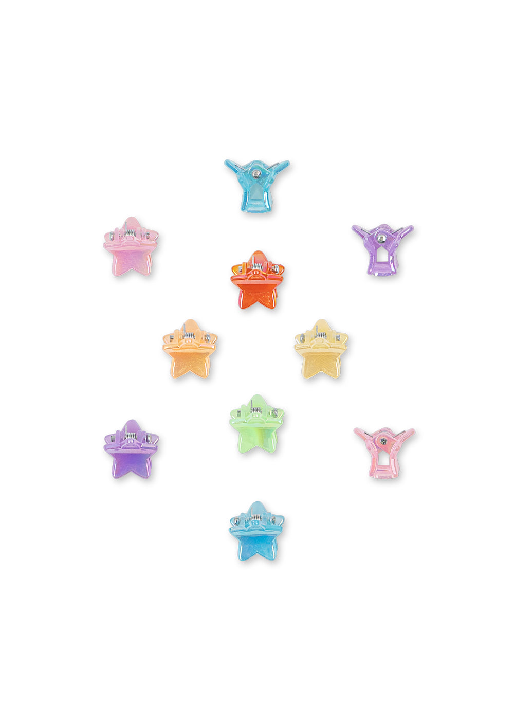 Konges Sløjd 10 Pack Mini Star Hair Claws - Multi