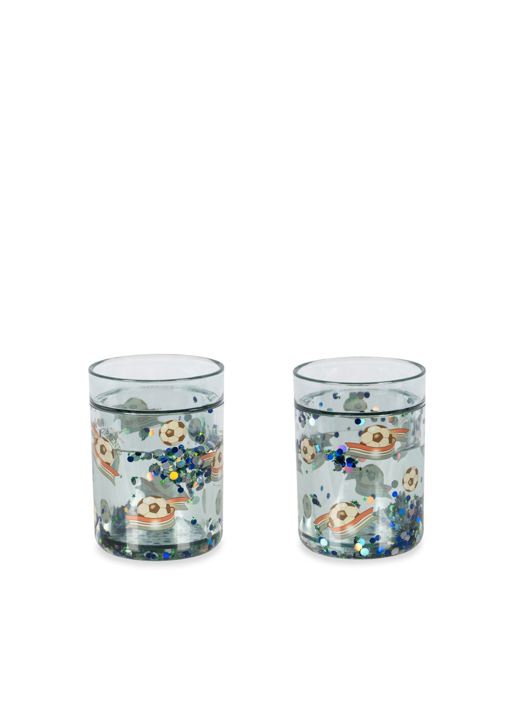 Konges Sløjd 2 pack Glitter Cups - Off White / Kick It