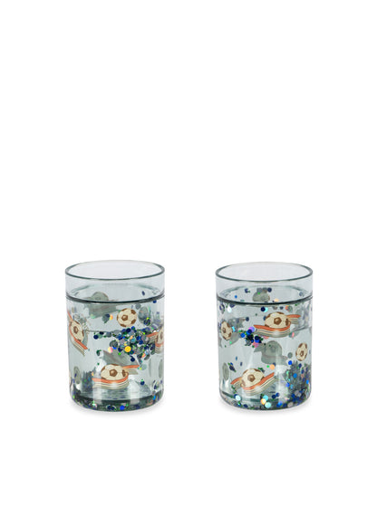 Konges Sløjd 2 pack Glitter Cups - Off White / Kick It
