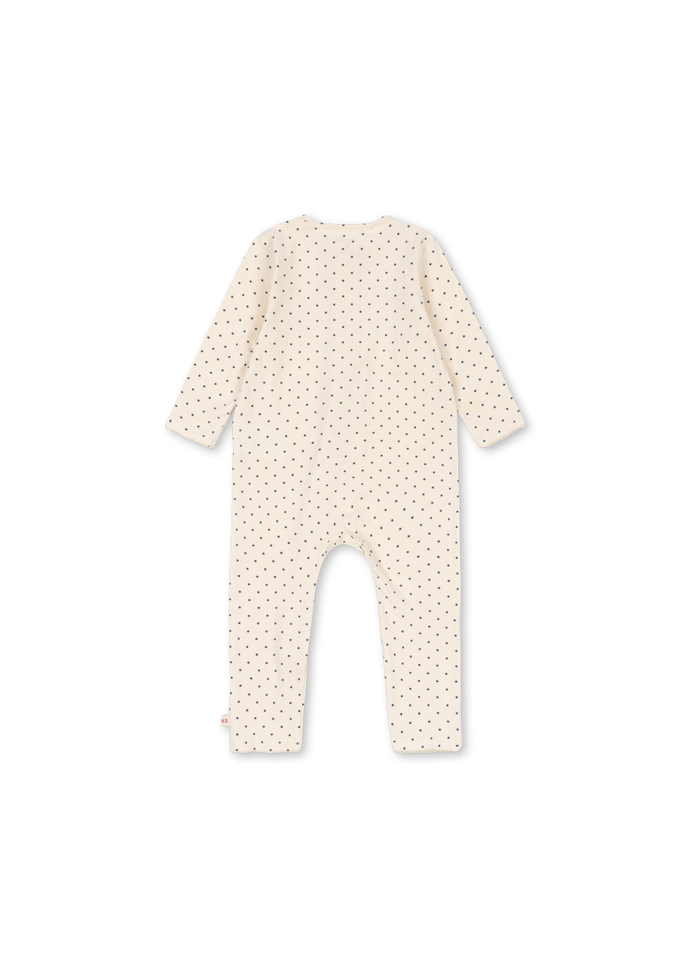 Konges Sløjd Basic Zip Onesie Gots - Blue Dot