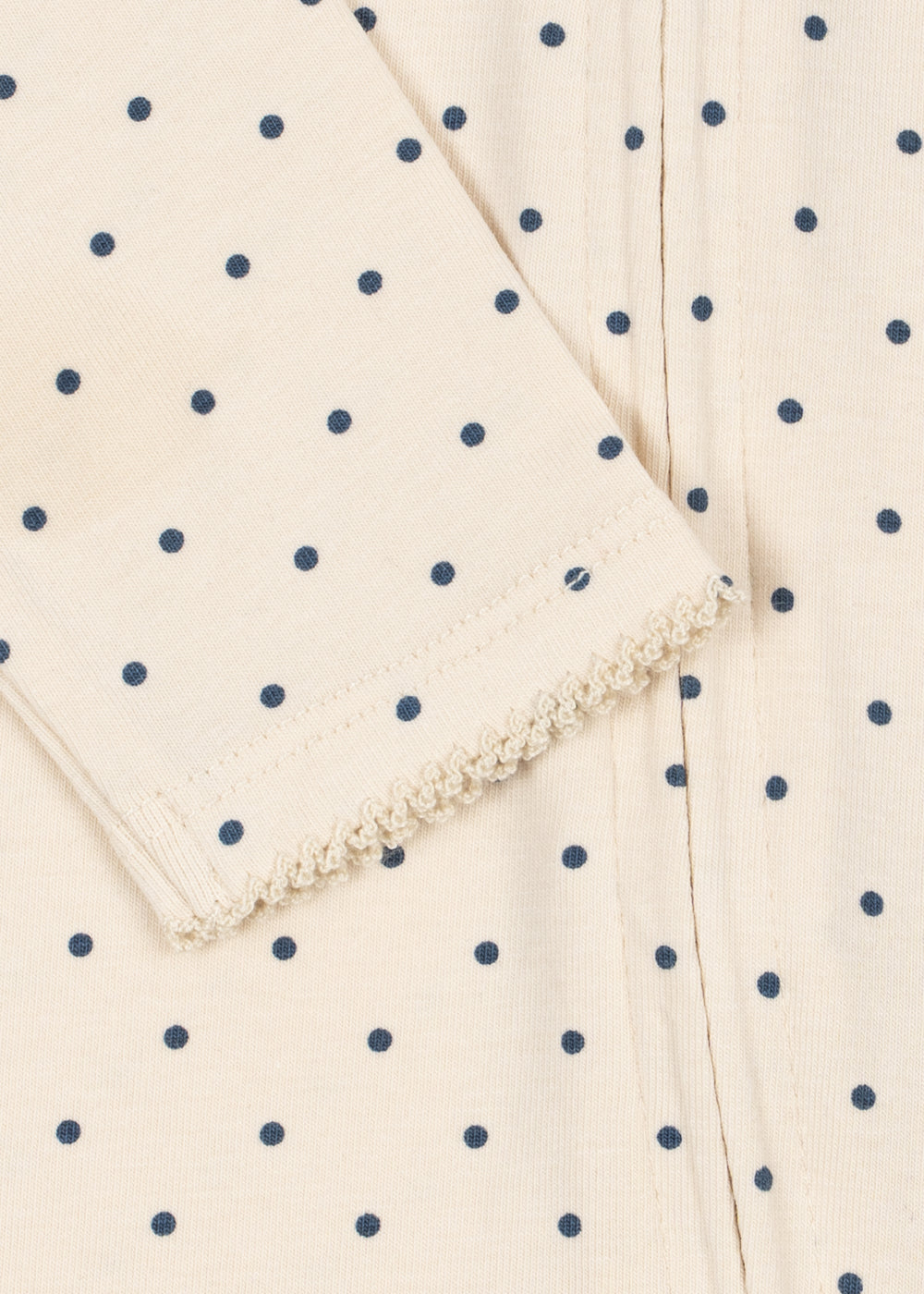 Konges Sløjd Basic Zip Onesie Gots - Blue Dot