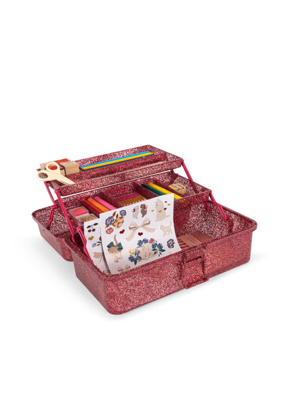 Konges Sløjd Creative Art Caddy - Glitter Rose