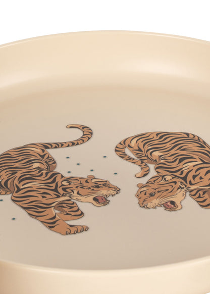 Konges Sløjd Dinner Set - Tiger Ruggito