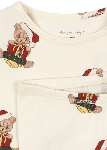 Konges Sløjd Basic Blouse/Pants Set Gots - Teddy Bear