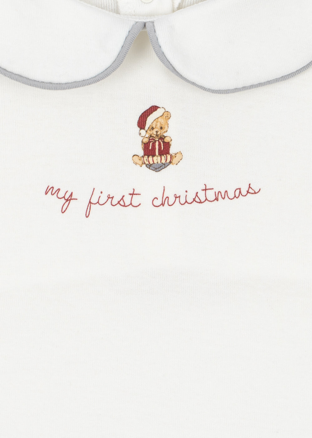 Konges Sløjd My First Christmas Onesie Gots - Optic White