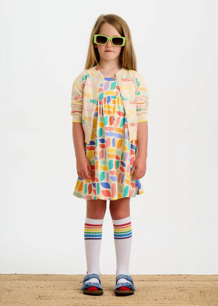 Bonnie Mob Portofino Hello Cardigan - Rainbow