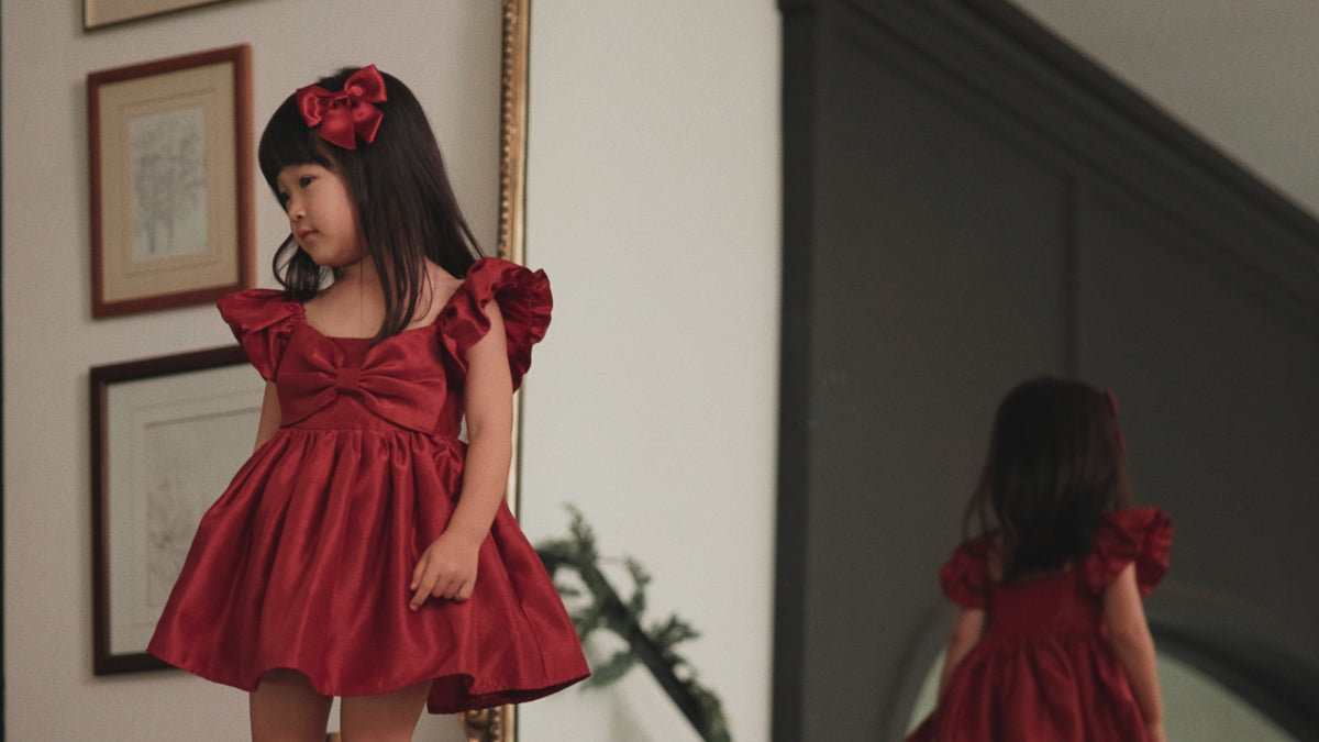 Noralee Madeline Dress - Ruby