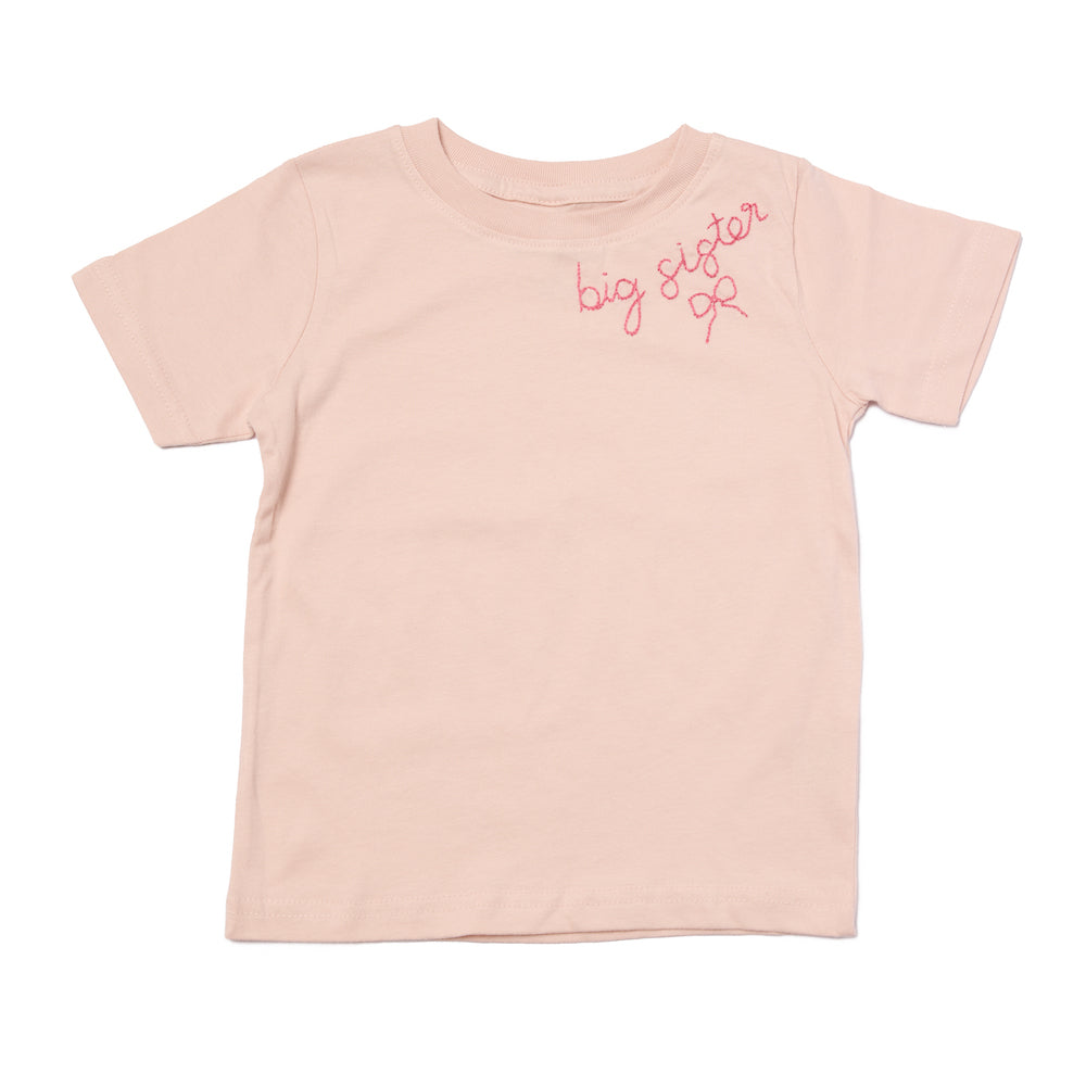 Sweet Olive Street Big Sister Tee - Blush