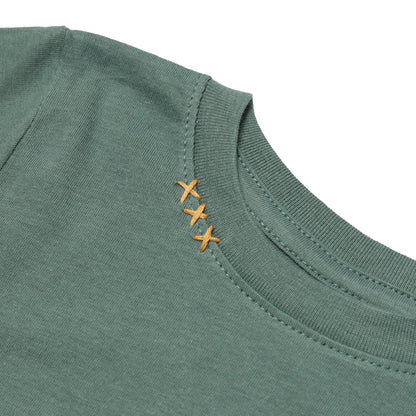 Sweet Olive Street  Camping Tee - Basil Green