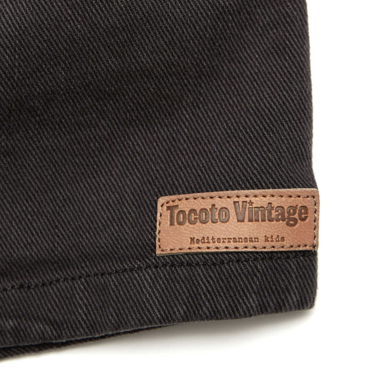 Tocoto Vintage Baby Denim Shorts - Dark Grey