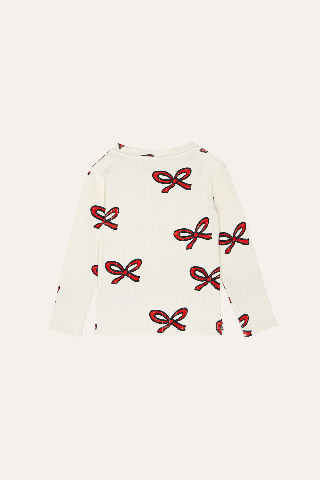 The Campamento Red Ribbons Long Sleeve Kids T-shirt